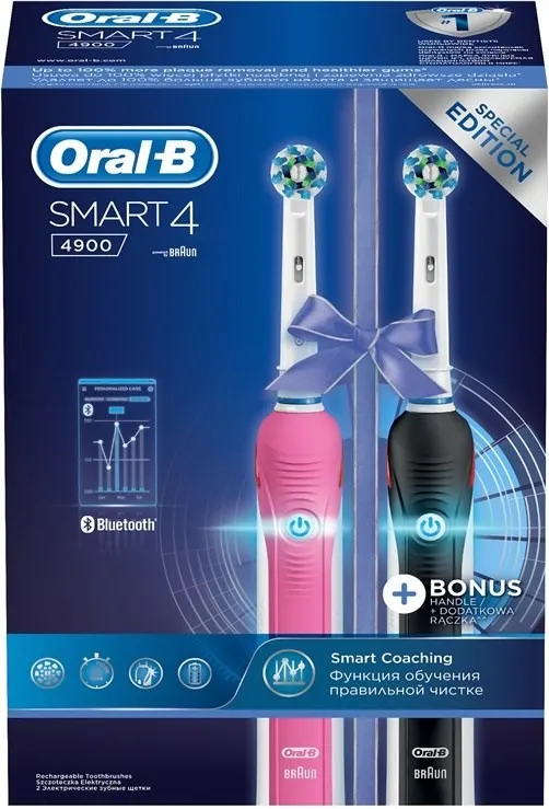Электрическая зубная щетка Braun Oral-B Smart 4 4900 D601.525 в Москве и Московской области от магазина Ammina